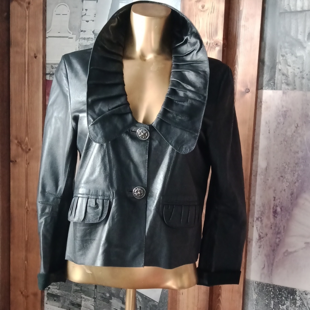 Leather Jacket/  blazer